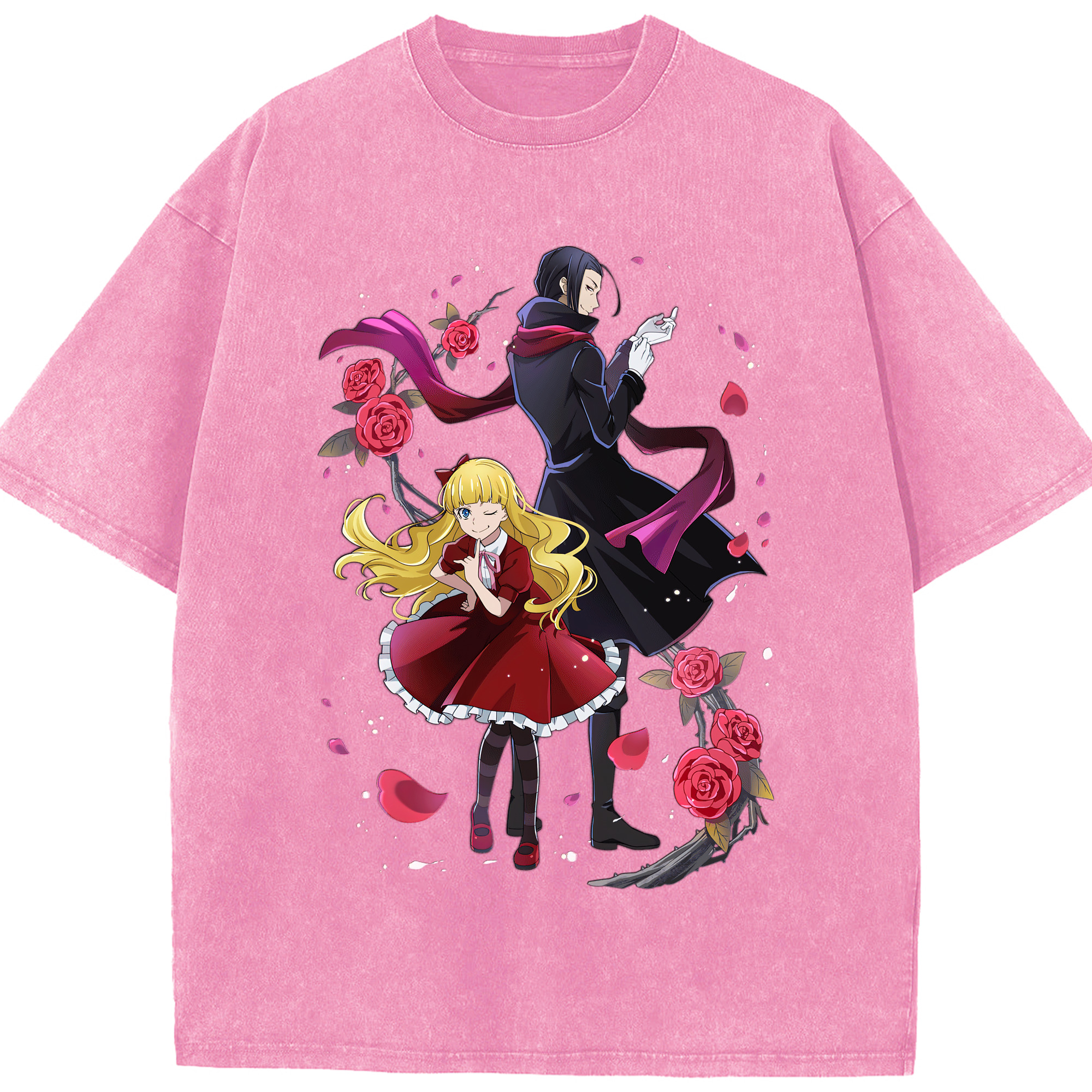 （画像用） 文豪ストレイドッグス Bungo Stray Dogs 綿100% ヴィンテージ風 半袖Tシャツ（フロントプリント）